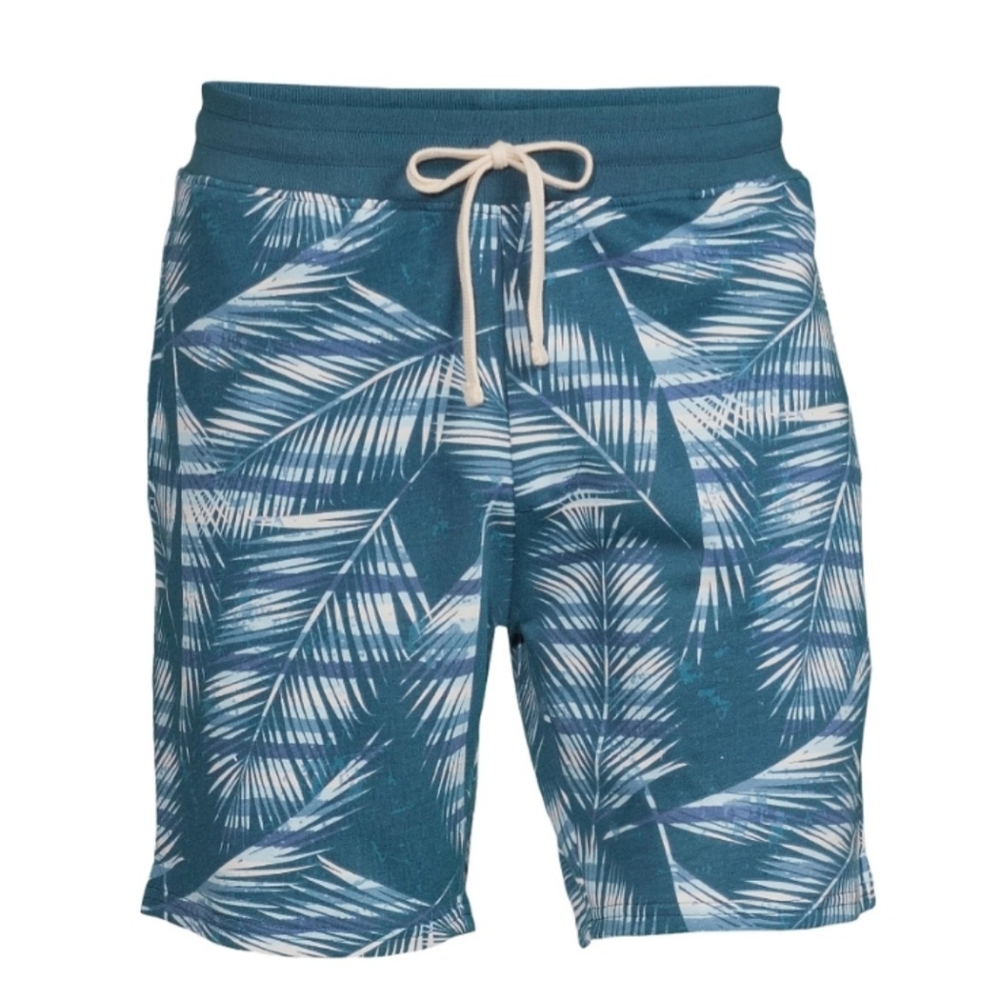 ☆SOLD☆  No Boundaries Men's Comfy Lounge Shorts Tropical Palm Print Size XXL NWT